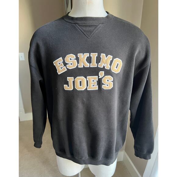 Vintage Eskimo Joe's black sweatshirt men's size LX - Picture 1 of 5